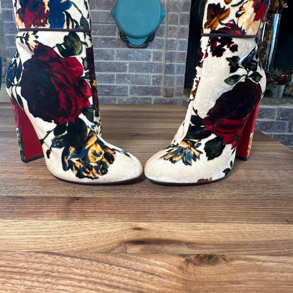 Christian Louboutin Moulamax floral booties - Picture 2 of 10